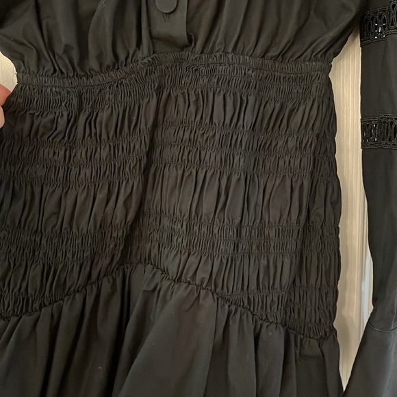 Self-Portrait Black One-Shoulder Mini Dress – Size 4 - Picture 11 of 13